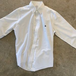Brooks Brothers Oxford - white